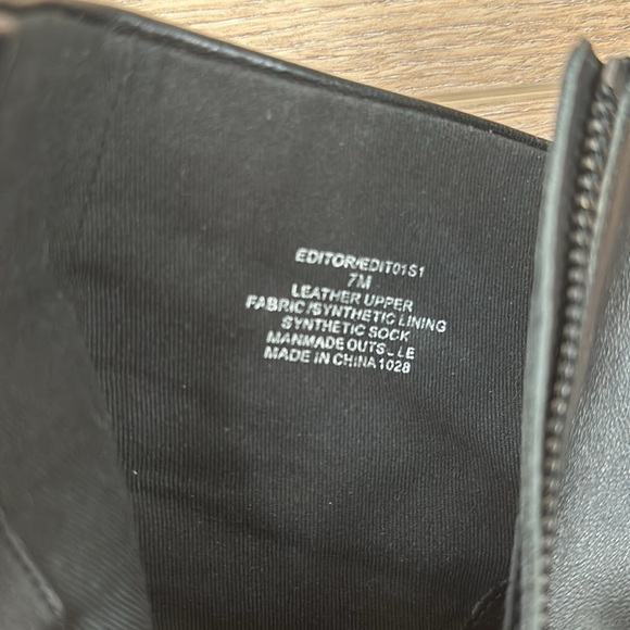 Steve Madden Editor Black Booties - Picture 3 of 5